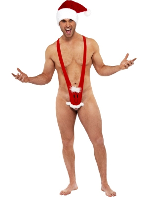 Ziemassvētku vecīša mankini Ziemassvētku vecīša mankini