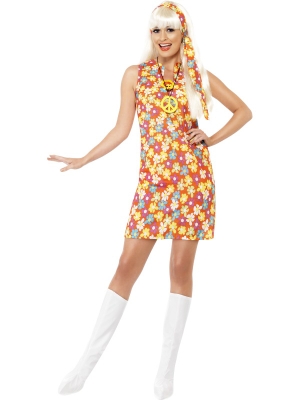 Flower Hippy Costume Flower Hippy Costume