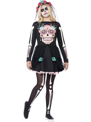 Sugar Skull kostīms Sugar Skull kostīms
