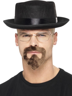 Heisenberga cepure, kazbārdiņa un brilles Heisenberga cepure, kazbārdiņa un brilles