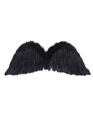 Angels wings, black, 75 x 30cm Angels wings, black, 75 x 30cm