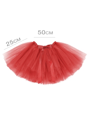 Tutu apakšsvārki, sarkani, 50 x 25 cm Tutu apakšsvārki, sarkani, 50 x 25 cm