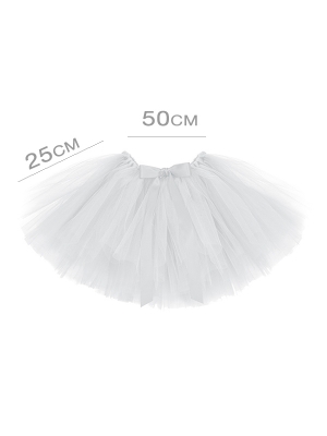 Tutu apakšsvārki, balti, 50 x 25 cm Tutu apakšsvārki, balti, 50 x 25 cm