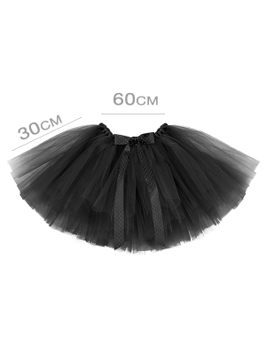 Туту юбка, чёрная, 60 x 30 см Туту юбка, чёрная, 60 x 30 см