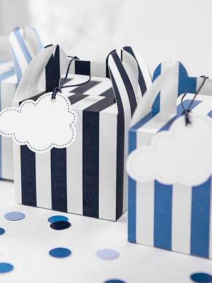 6 pcs, Decorative tags Little Cloud, 7.1 x 5.2cm 6 pcs, Decorative tags Little Cloud, 7.1 x 5.2cm