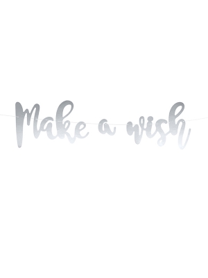Баннер "Make a wish", 15 см x 60 см Баннер "Make a wish", 15 см x 60 см