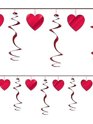 Swirl Garland Hearts, 3.65 m Swirl Garland Hearts, 3.65 m