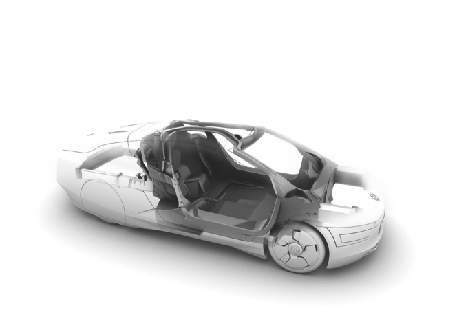 Volkswagen представил сверхэкономичный автомобиль Formula XL1 концепт