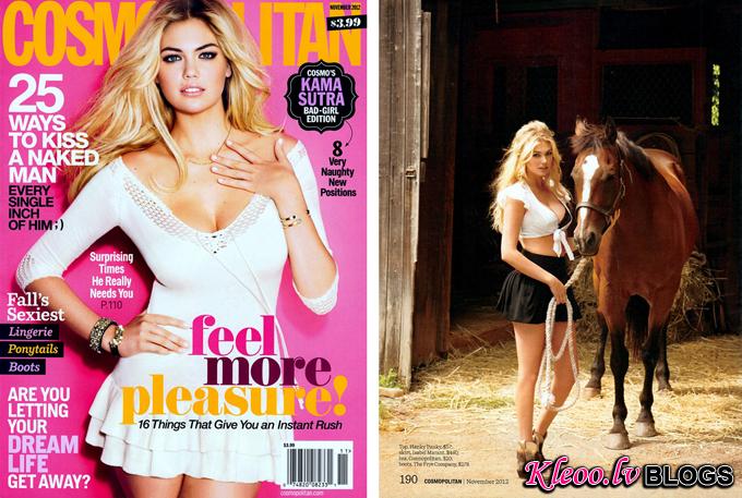 Кейт Аптон в Cosmopolitan