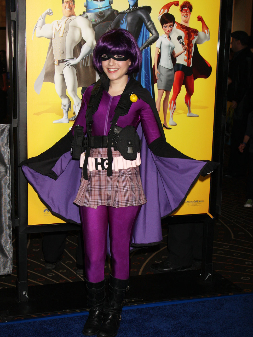 7. Nickelodeon cutie Erin Sanders dressed up as our favourite super hero of 2010, Hit Girl! We think she did a great job with her costume.