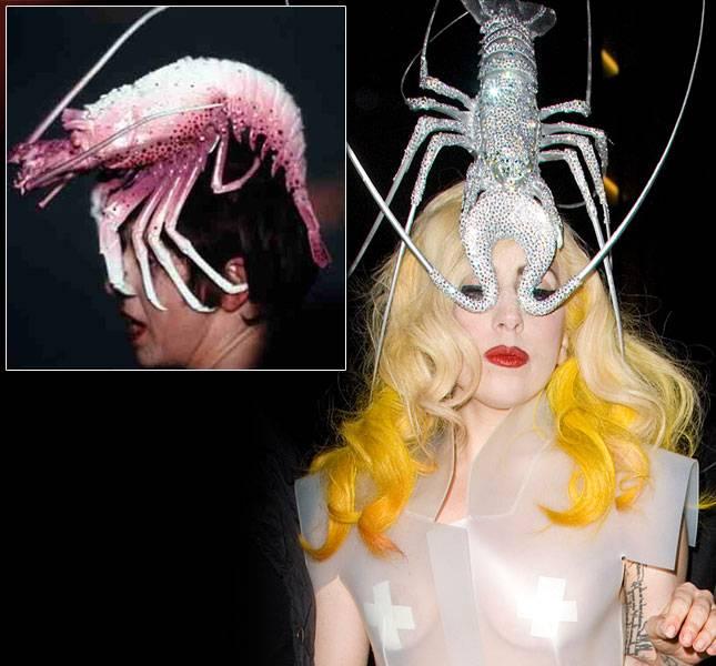 Pirmā cepuri ar milzīgu... Autors: EuReka Lady Gaga špiko idejas un tērpus
