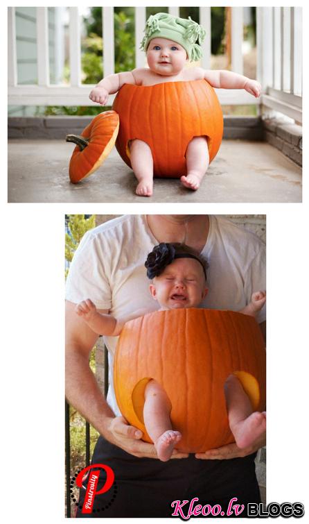 14. Pumpkin babies are less adorable when they are so upset