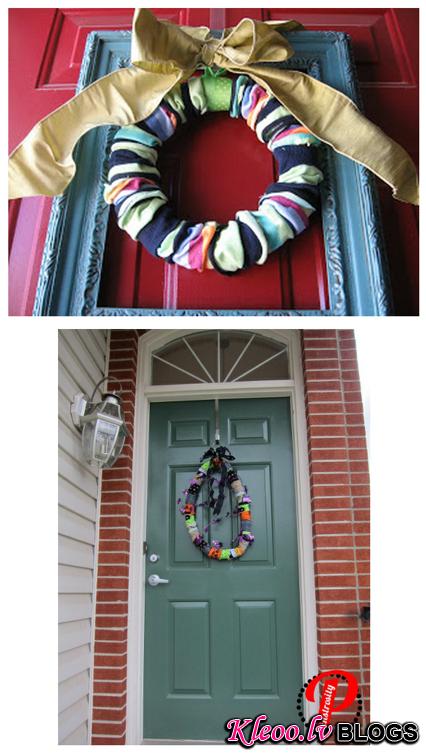 15. The wreath that turned out just a little flaccid