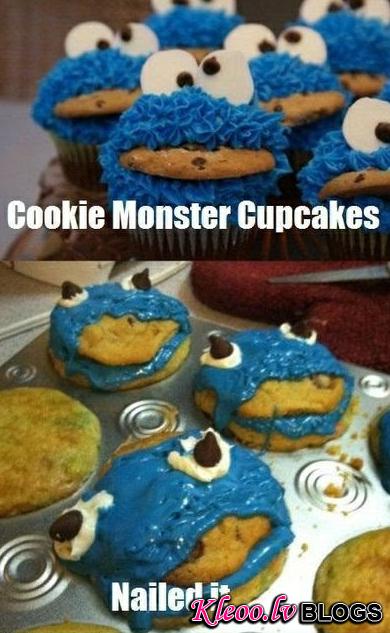 4. Cookie monster cookies that look like real monsters