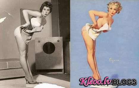 prephotoshop pinup girls 7