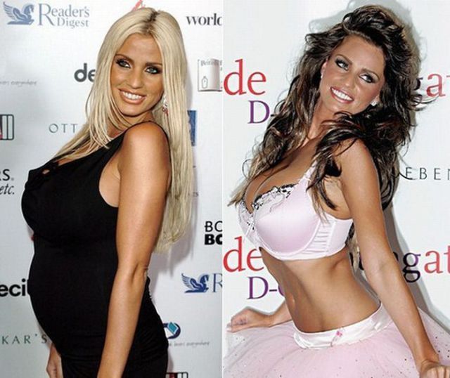 pregnant celebs01 Celebrities During and After Pregnancy
