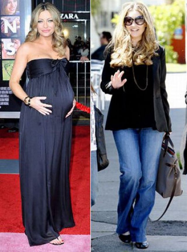 pregnant celebs06 Celebrities During and After Pregnancy