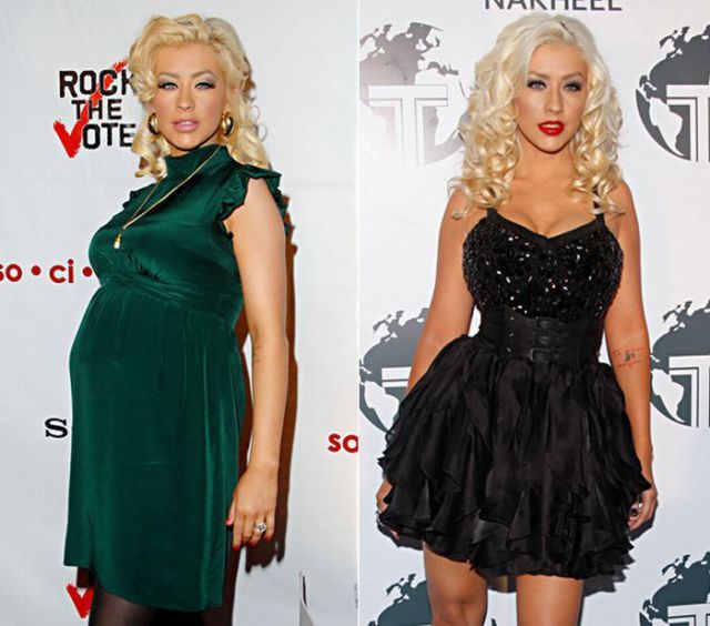 pregnant celebs19 Celebrities During and After Pregnancy