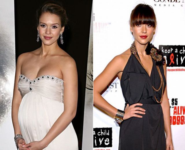 pregnant celebs29 Celebrities During and After Pregnancy