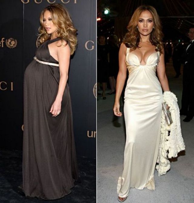 pregnant celebs32 Celebrities During and After Pregnancy