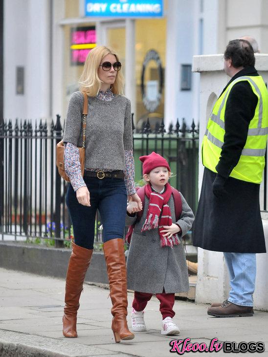 Claudia Schiffer's daughter Clementine gets her style genes from her mom, obviously!