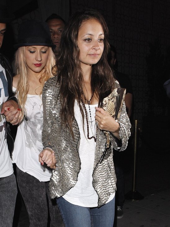 Christina Aguilera and Nicole Richie