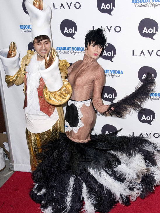 3. Project Runway winner Christian Siriano obviously designed this interesting feathery costume himself, and we give him major points for creativity and uniqueness! This costume is simply fierce.
