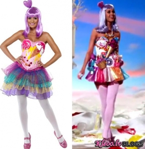 Ar Kostimi.lv tērpu kā Katy Perry dziesmā "California Gurls"