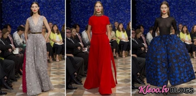 Paris Haute Couture Fashion Week: Christian Dior rudens - ziema 2012-2013 .