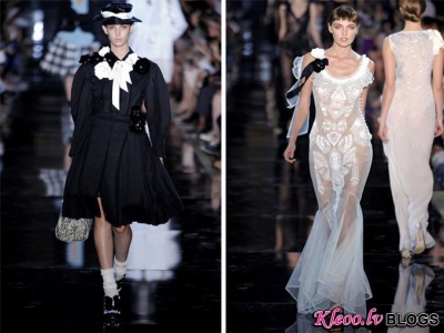 John Galliano pavasaris 2012 Parīzē.