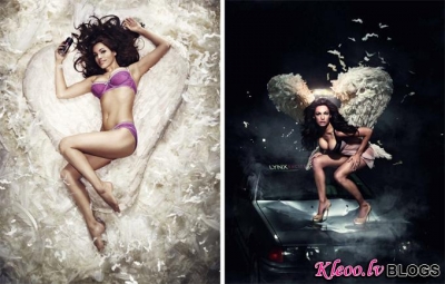 Enģelis Kelly Brook.