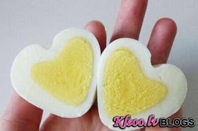 Ekskluzīva ola sirds formā savām rokām