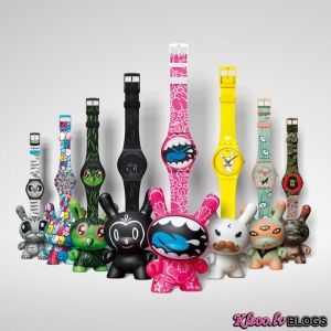 Swatch un Kidrobot jaunā kolekcija.