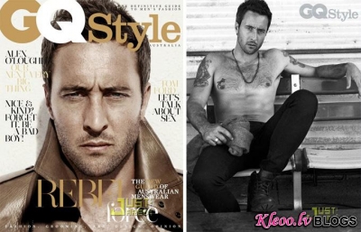 Alex O'Loughlin uz GQ Style Australia vāka.