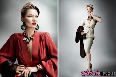 Kate Moss un retro.