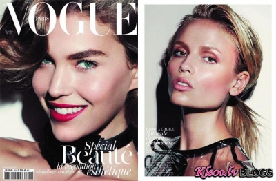 Meitenes no Vogue Paris vāka.