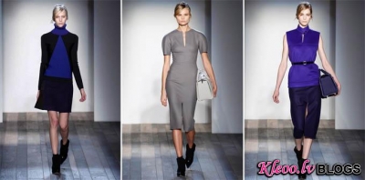 Victoria Beckham rudens  2013 Ready-to-Wear no Ņujorkas.