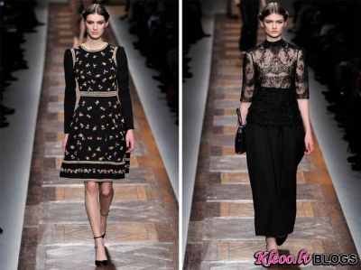 Paris Fashion Week: Valentino rudens 2012 .