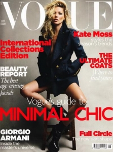 Kate Moss žurnālā Vogue, Septembris 2010 UK