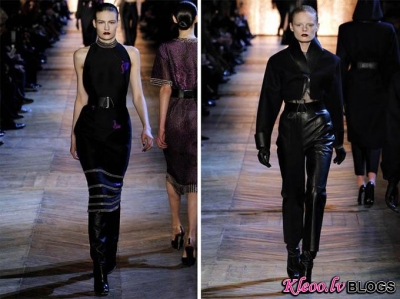 Paris Fashion Week: Yves Saint Laurent rudens 2012 .