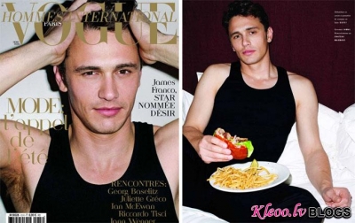 James Franco  un Vogue Hommes International .