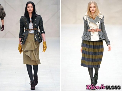 London Fashion Week: Burberry rudens 2012 .