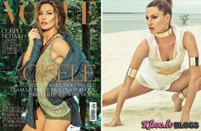 Gisele Bündchen jūlija Vogue Brasil .