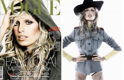 Karolina Kurkova spāņu Vogue.