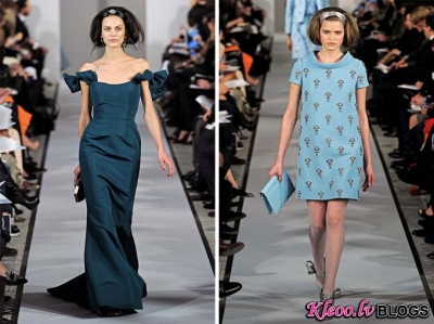 New York Fashion Week: Oscar de la Renta rudens 2012 .