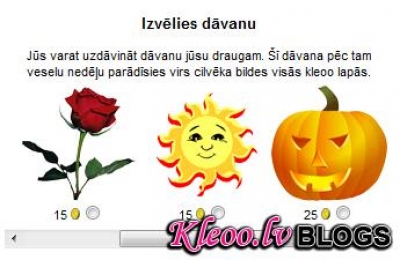 Kleoo Halloween ķirbis ir klāt