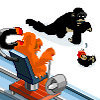 Monkey curling Championship 1986