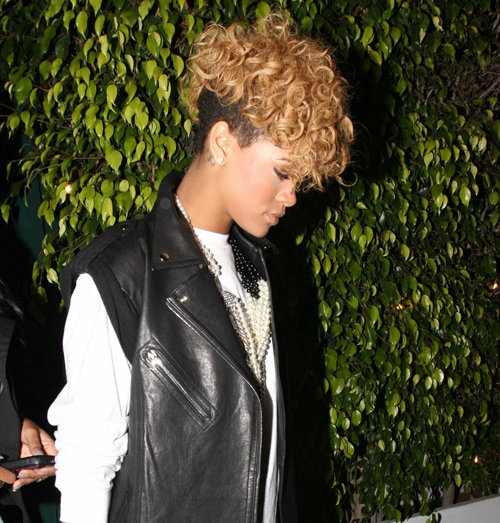 Rihanna at Il Ristorante in Santa Monica