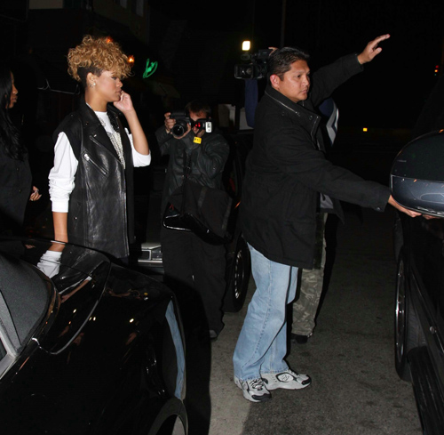 Rihanna at Il Ristorante in Santa Monica