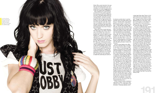 Katy Perry – Nylon Magazine (March 2010)